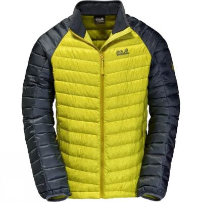 Chaquetas Jack Wolfskin Zenon Altis Hombre - Amarillo - Chile ICY025786